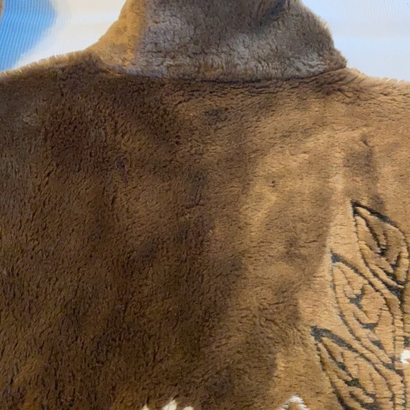 Coastlines woman’s Brown Faux Fur Jacket Size XL - Picture 12 of 12